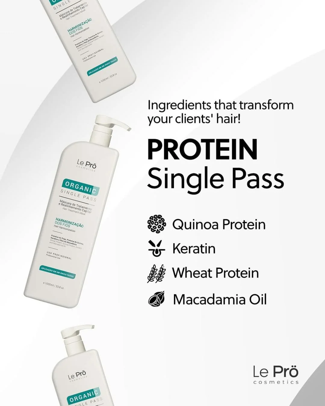 Le Pro Escova Progressiva Single Pass from Le Pro Cosmetics